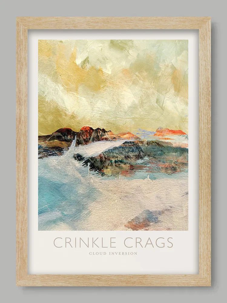 Crinkle Crags Cloud Inversion - Lake District Print