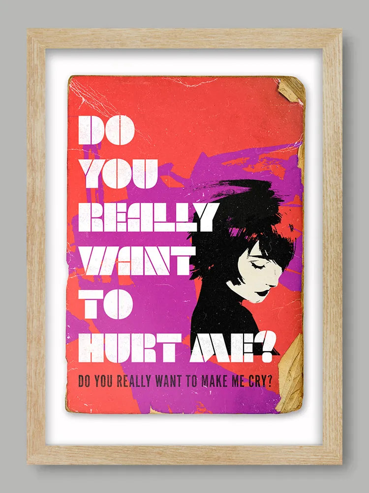 Do You Really Want To Hurt Me - Music Print