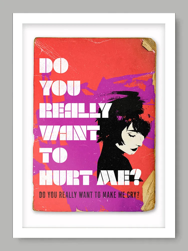 Do You Really Want To Hurt Me - Music Print