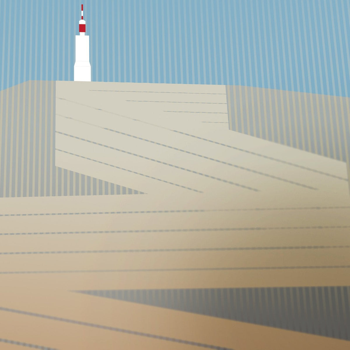 Mont Ventoux - Cycling Climb Print