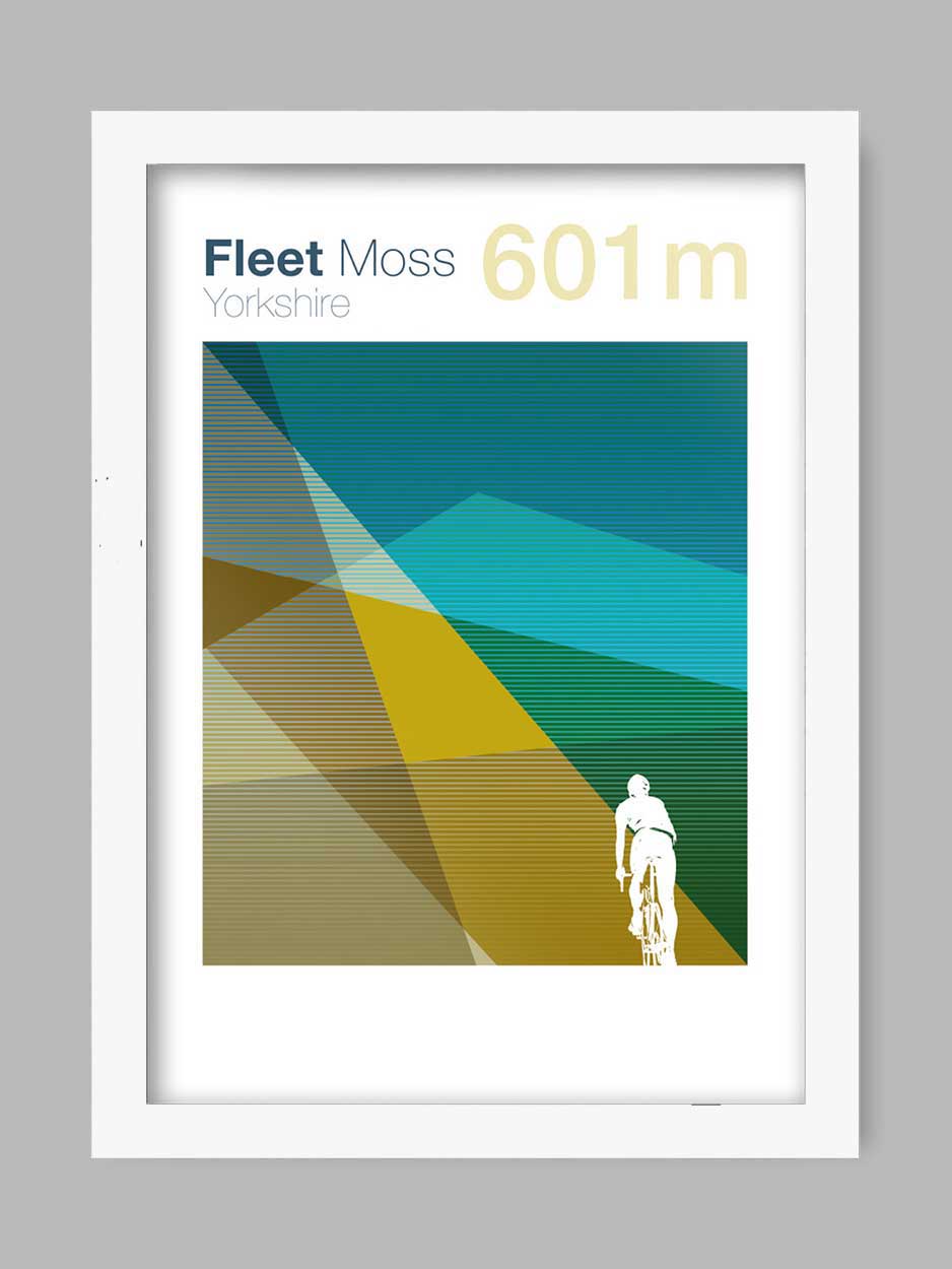 Fleet Moss - Cycling Climb Print