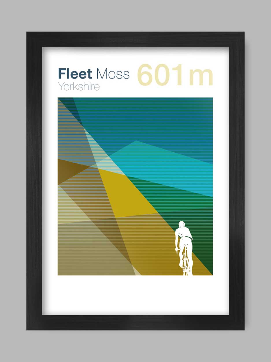 Fleet Moss - Cycling Climb Print