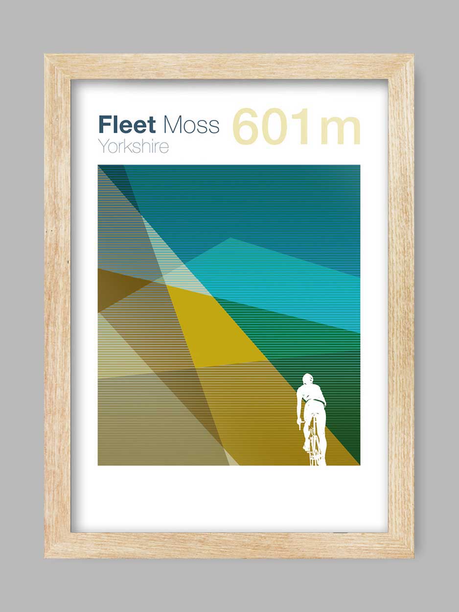 Fleet Moss - Cycling Climb Print
