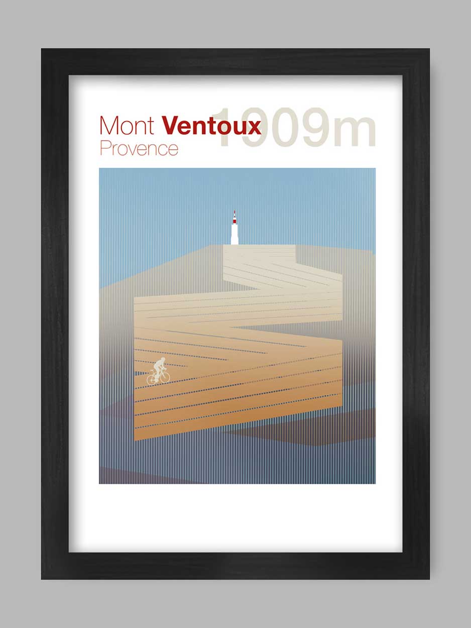 Mont Ventoux - Cycling Climb Print