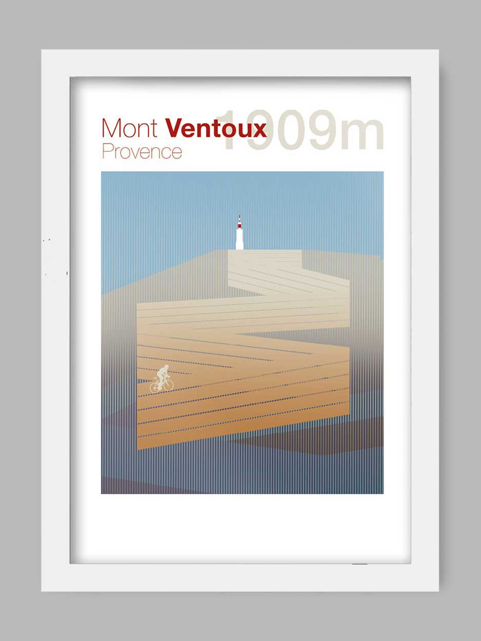 Mont Ventoux - Cycling Climb Print