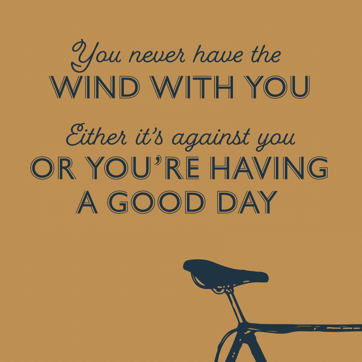 Cycling Mantra Print