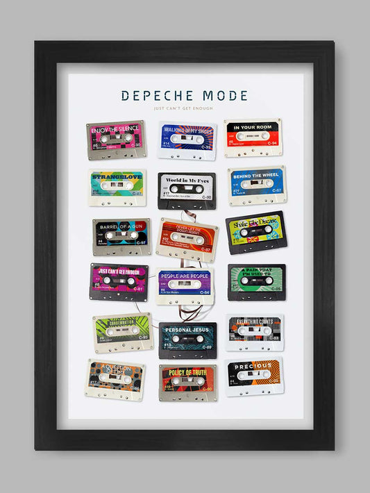 Depeche Mode - Cassette Music Poster Print