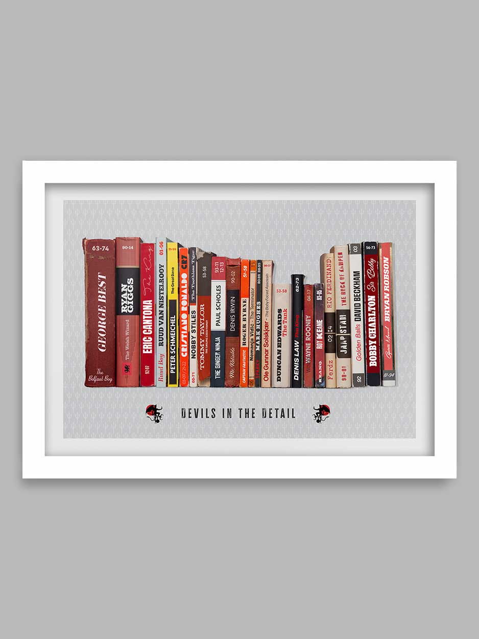 Devils in the Detail - Manchester United Football Print