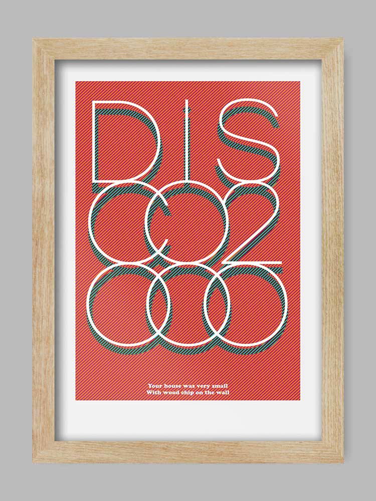 Disco 2000 - Music Poster Print