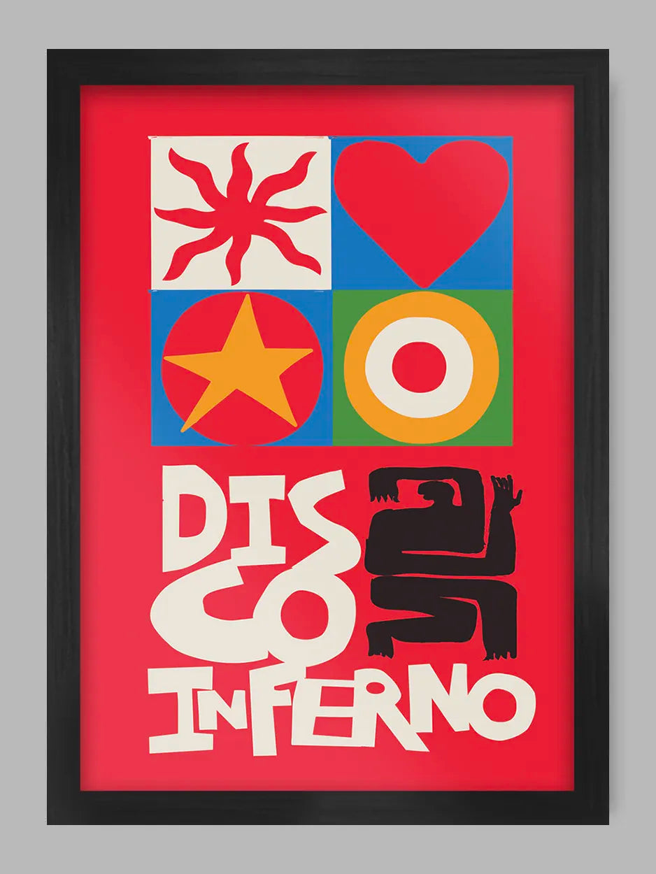 Disco Inferno - Music Print