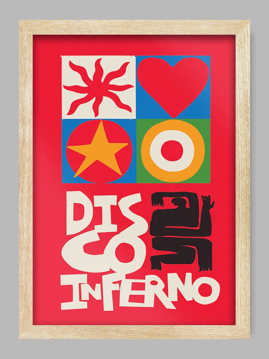 Disco Inferno - Music Print