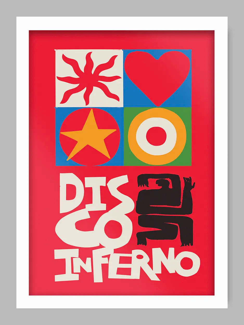 Disco Inferno - Music Print