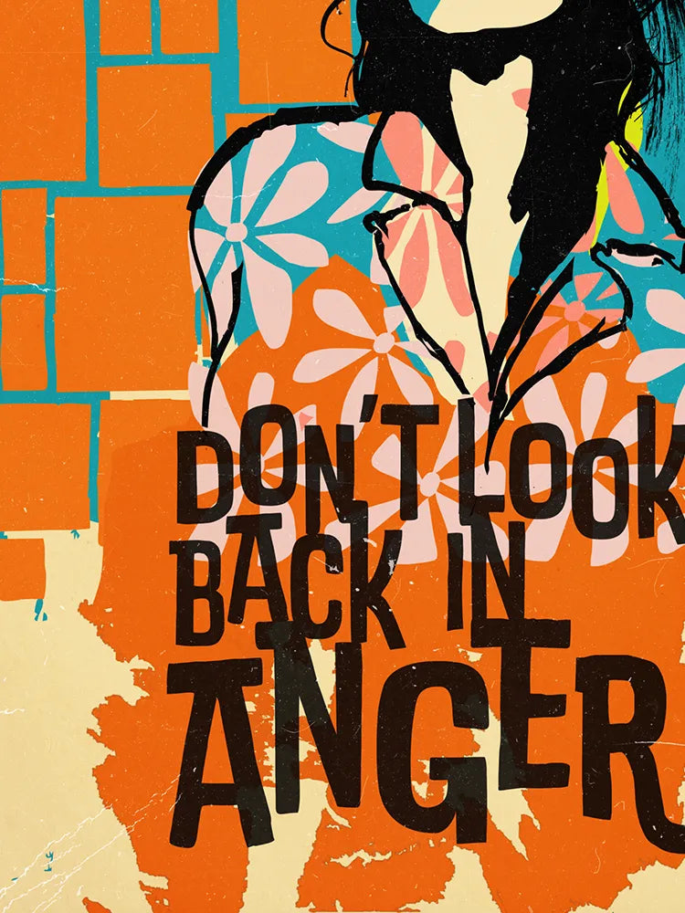 Don't Look Back In Anger - Music Poster Print
