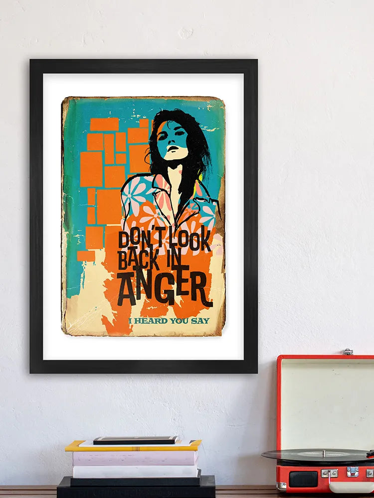 Don't Look Back In Anger - Music Print