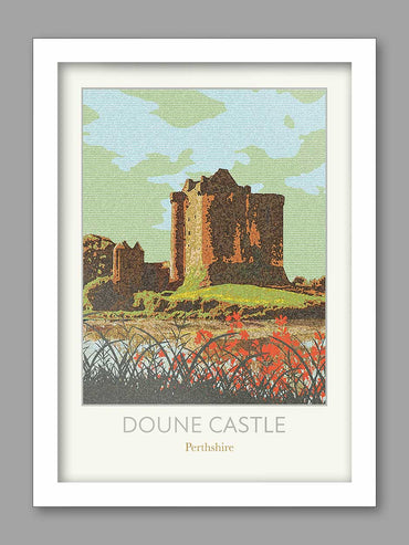 Doune Castle - Scottish Poster Print