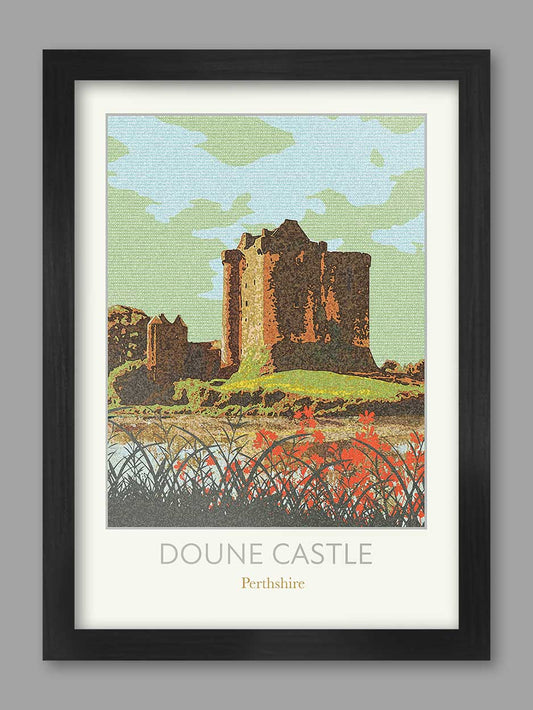 Doune Castle - Scottish Poster Print
