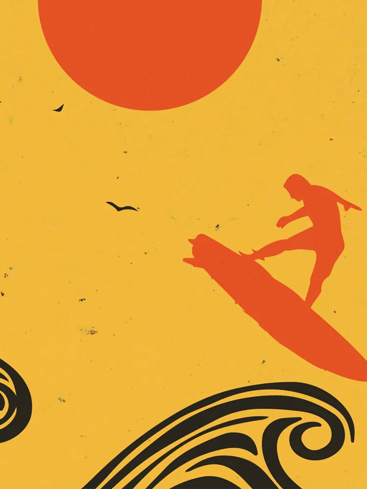 Drop the Bombs - Surfing Print