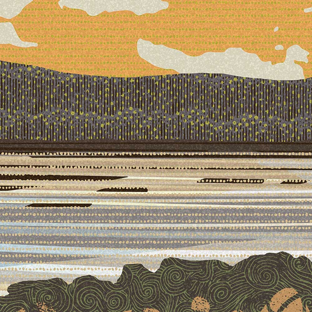 Duddon Estuary and Black Combe - Lake District Print