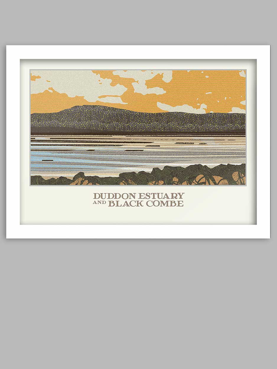 Duddon Estuary and Black Combe - Lake District Print