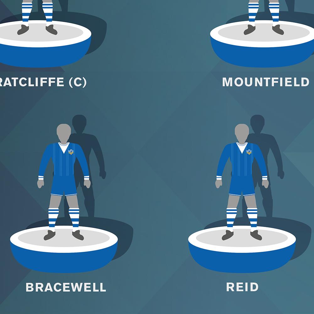 Everton 85, Cup Winners Cup - Football Print