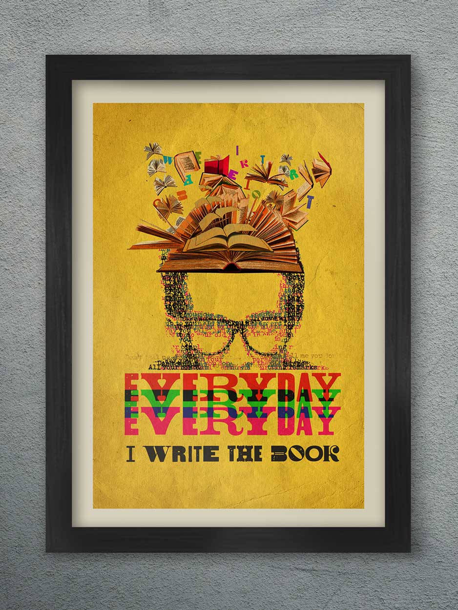 Everyday I Write The Book - Music Print