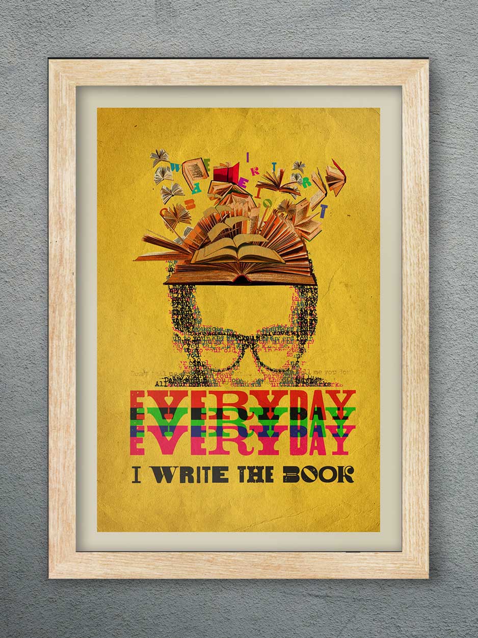 Everyday I Write The Book - Music Print