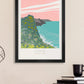 Exmoor National Park - Poster Print. Established in 1954, Exmoor takes in Northern Devon, including 55km of coastline.