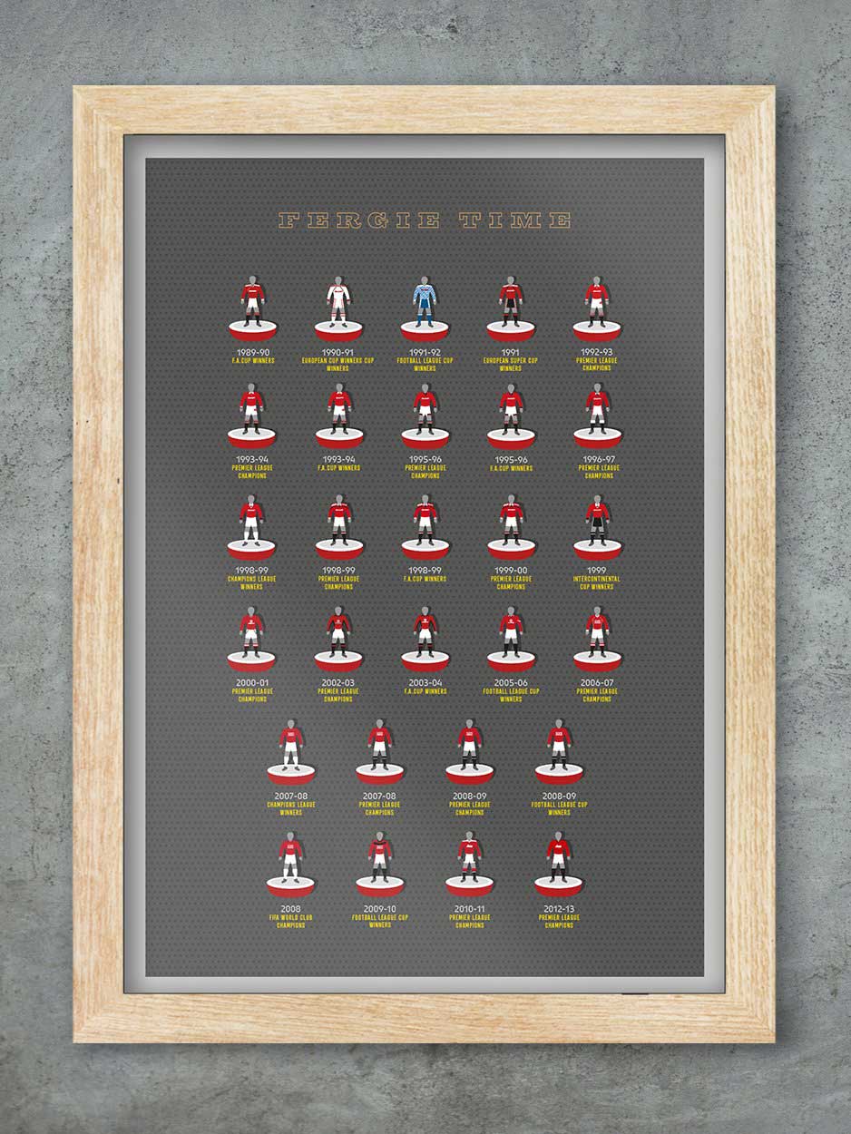 Fergie Time - Manchester United Football Print