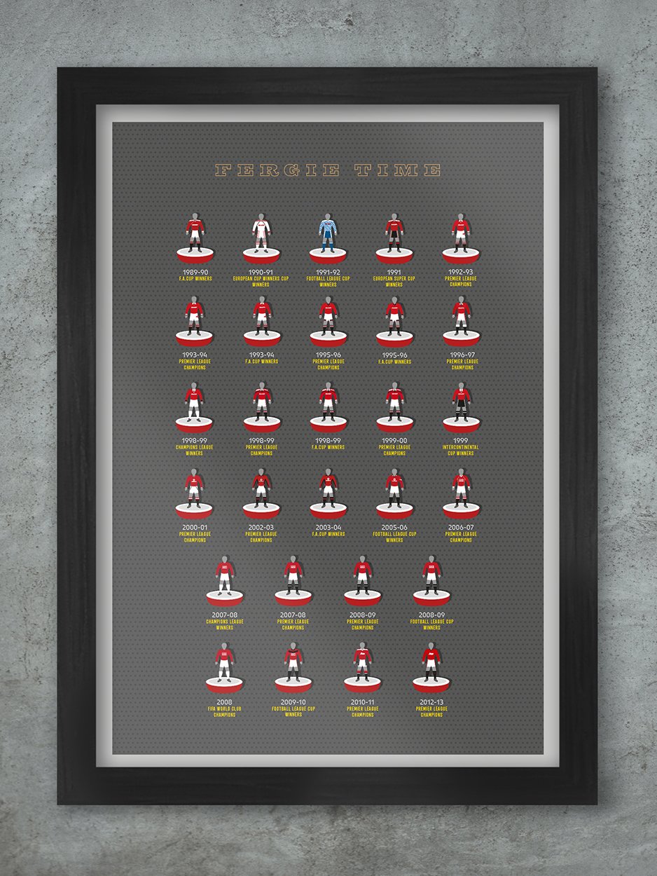 Fergie Time - Manchester United Football Print