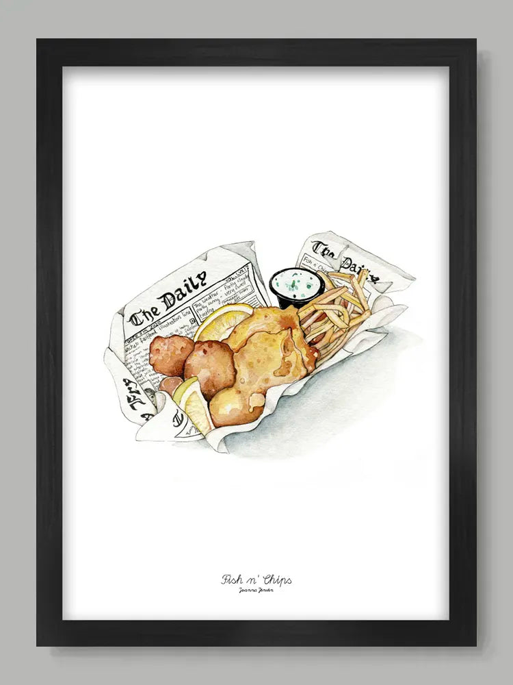 Fish n Chips Print