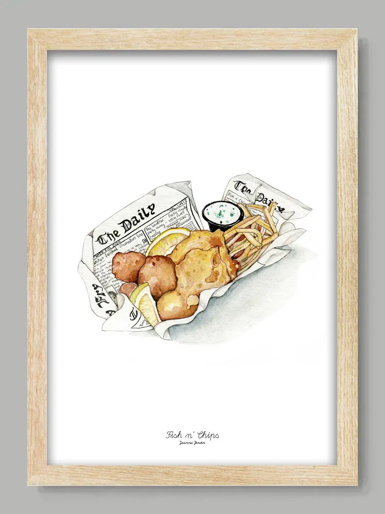 Fish n Chips Print