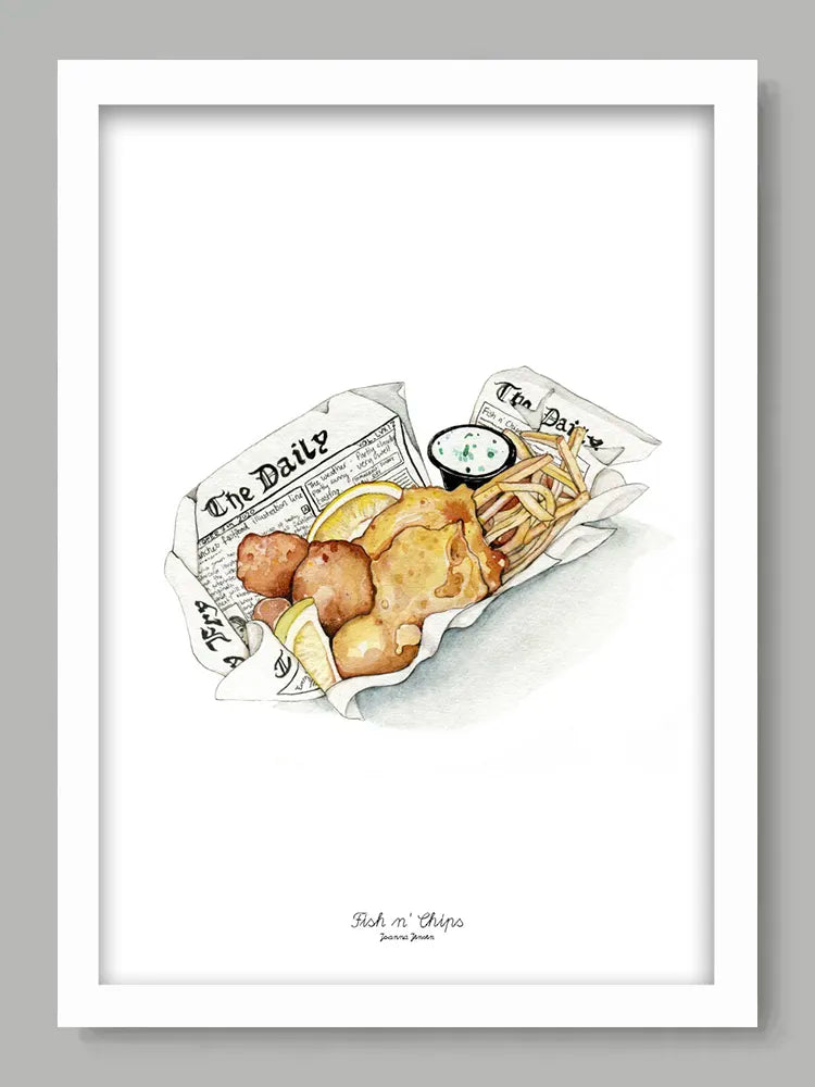 Fish n Chips Print