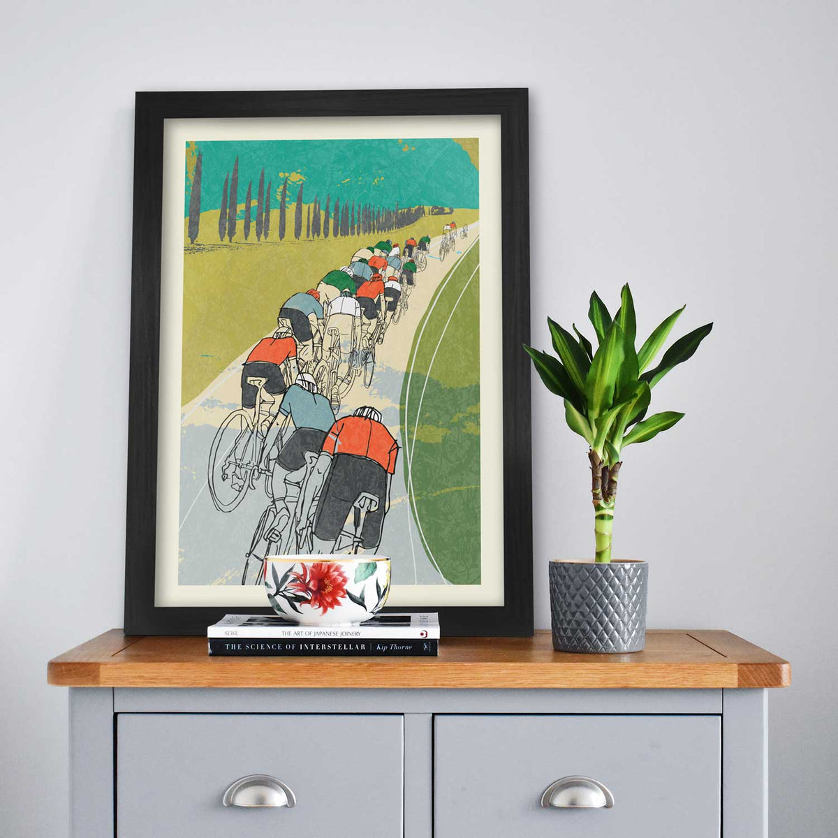 Following the Wheel - Cycling Print