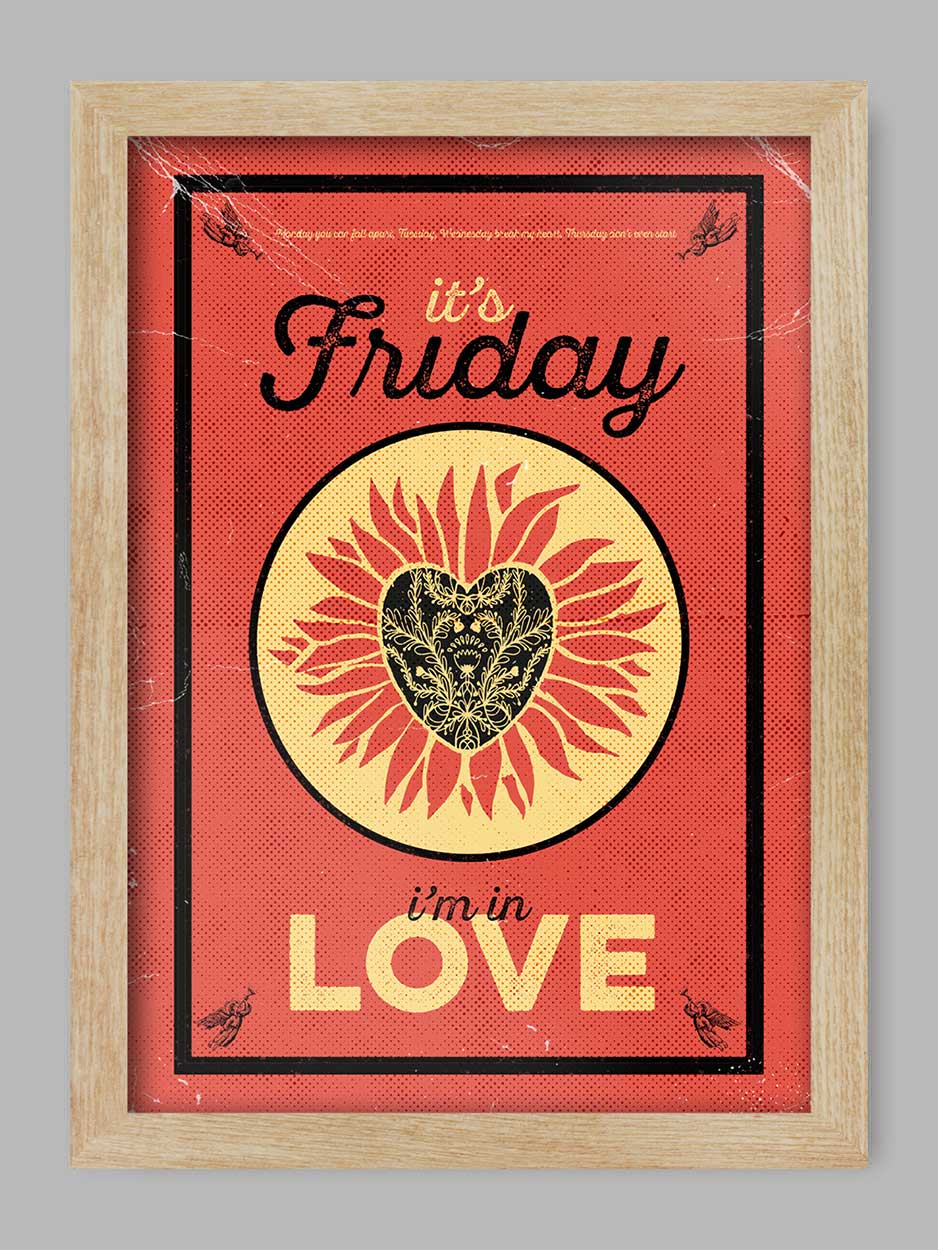 Friday I'm in Love - Music Print