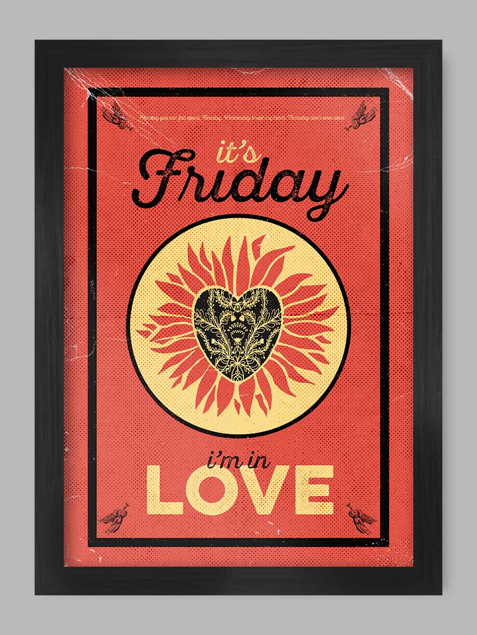 Friday I'm in Love Music Print