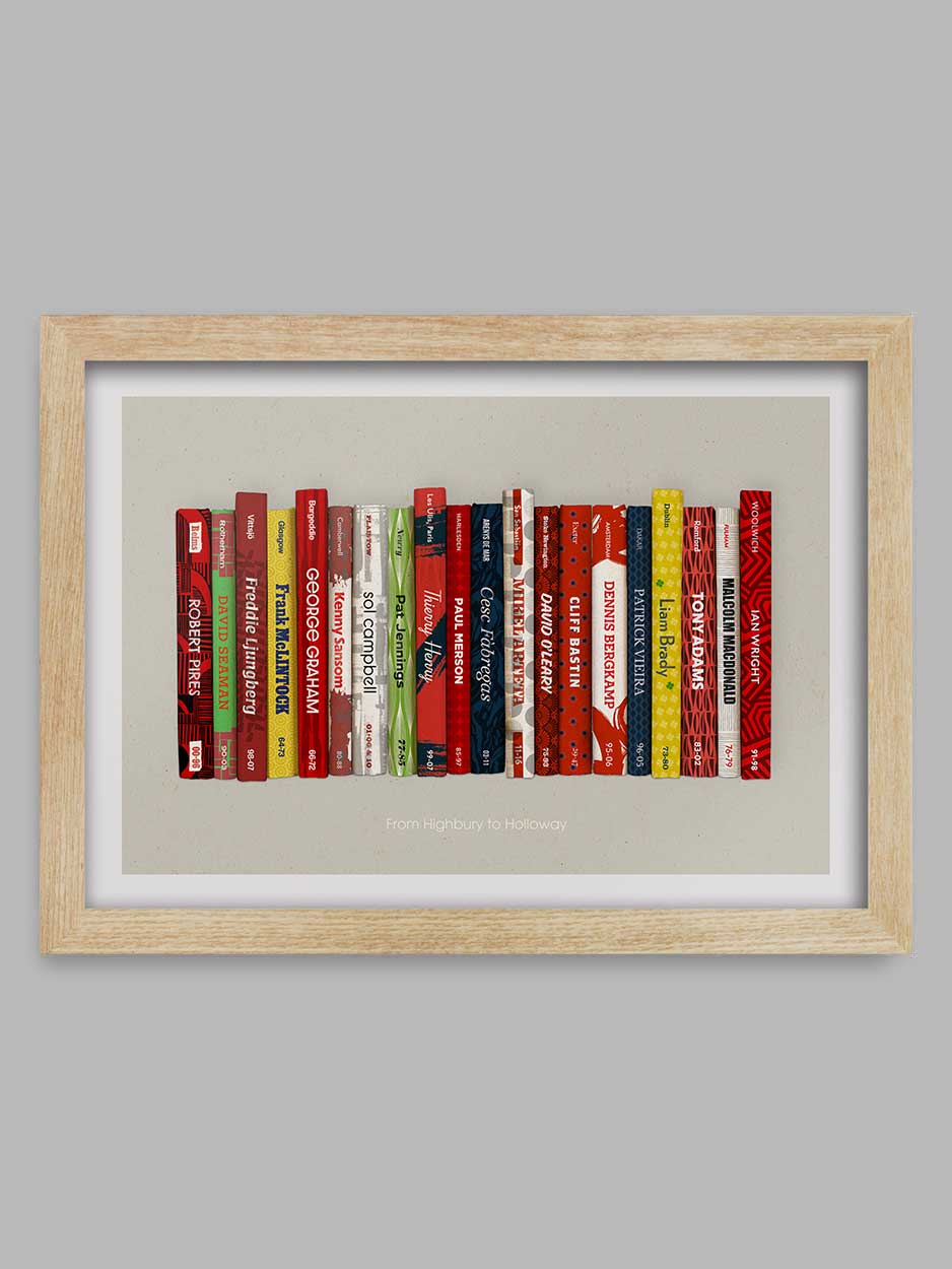 From Highbury to Holloway - Arsenal Football Print