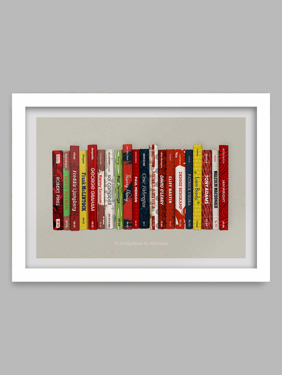 From Highbury to Holloway - Arsenal poster print