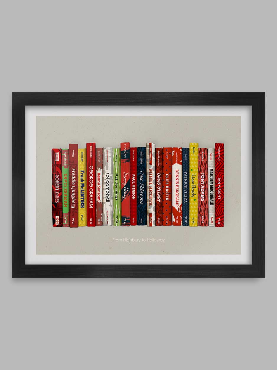 From Highbury to Holloway - Arsenal Football Print