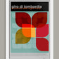 Giro di Lombardia Cycling Poster Print - geometric