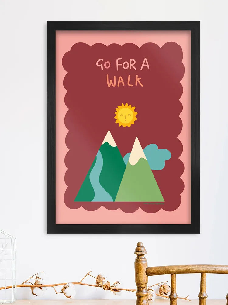 Go For A Walk Print