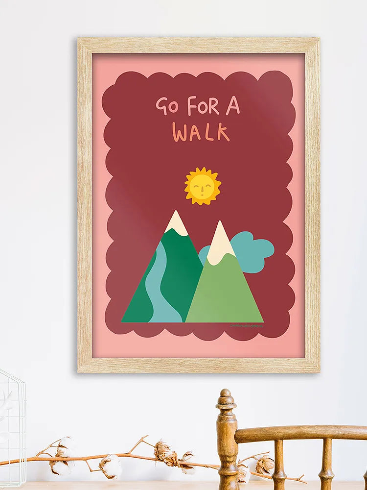 Go For A Walk Print