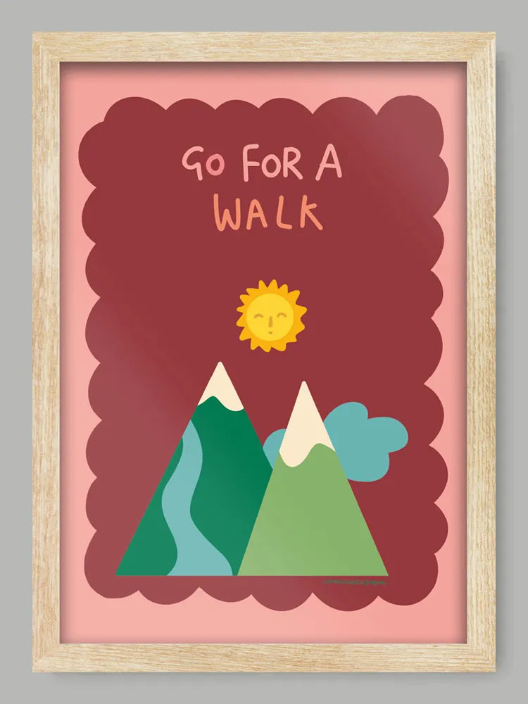 Go For A Walk Print