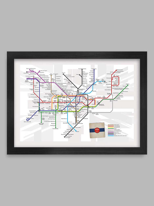 Going Underground - Music Poster Print