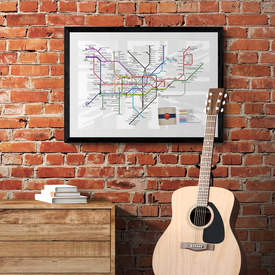 Going Underground - Music Print