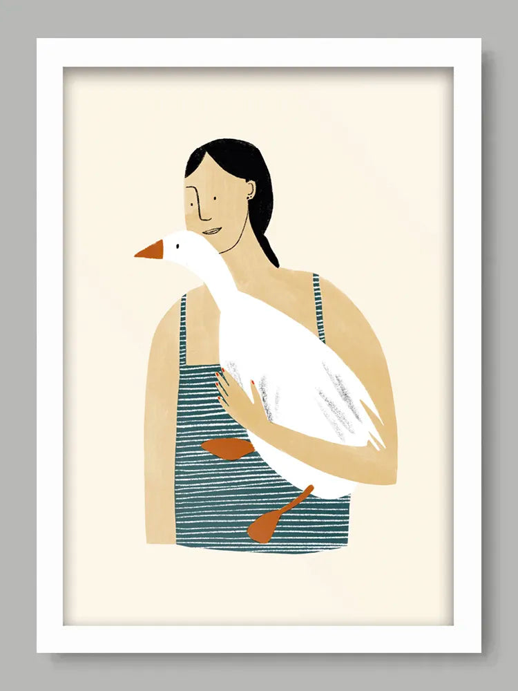 Taking Your Goose Out Print