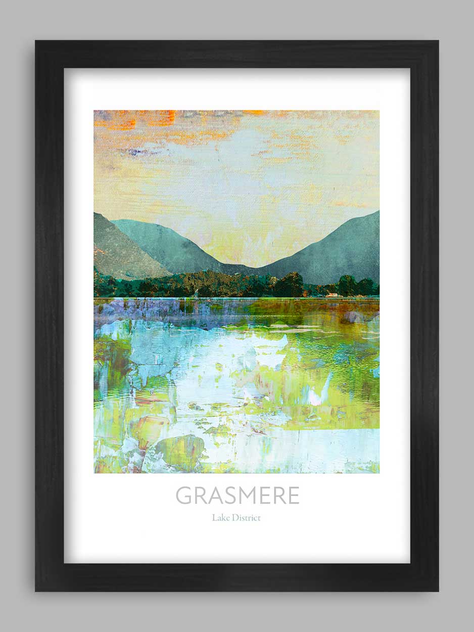 Grasmere Reflections - Lake District Print
