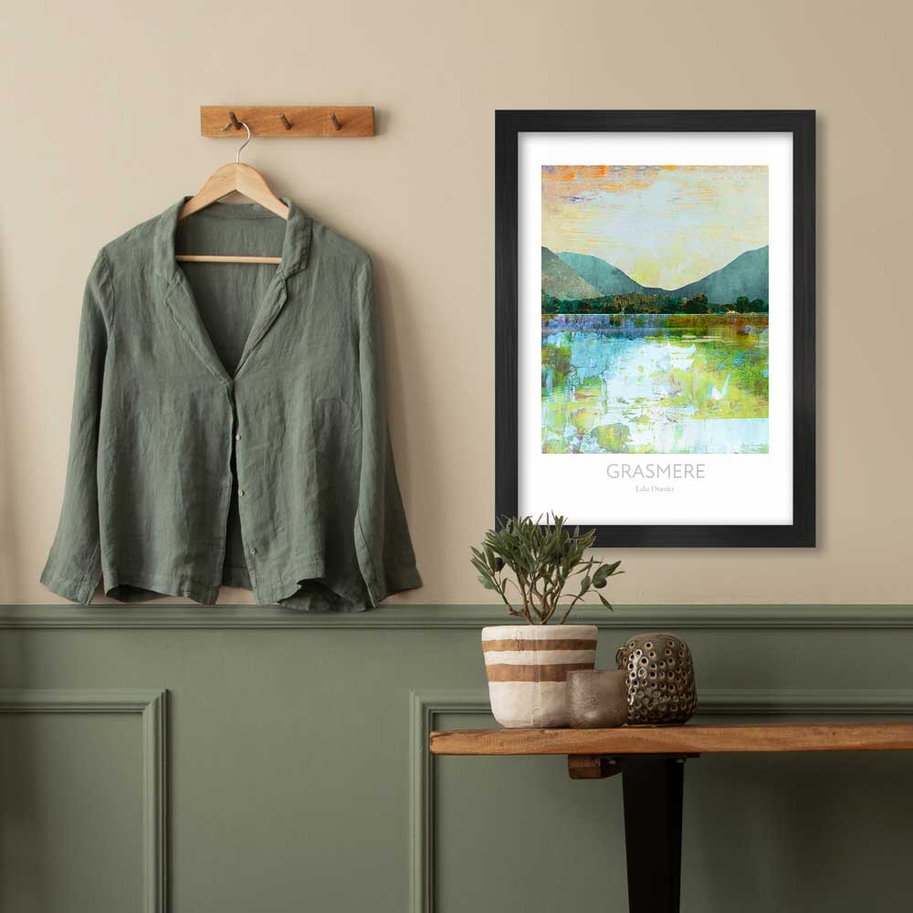 Grasmere Reflections - Lake District Print