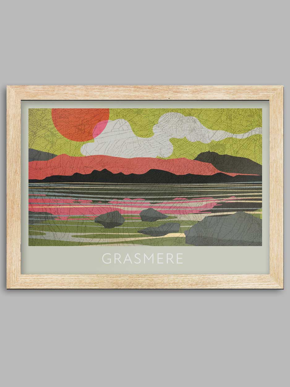 Grasmere The Lake - Lake District Print