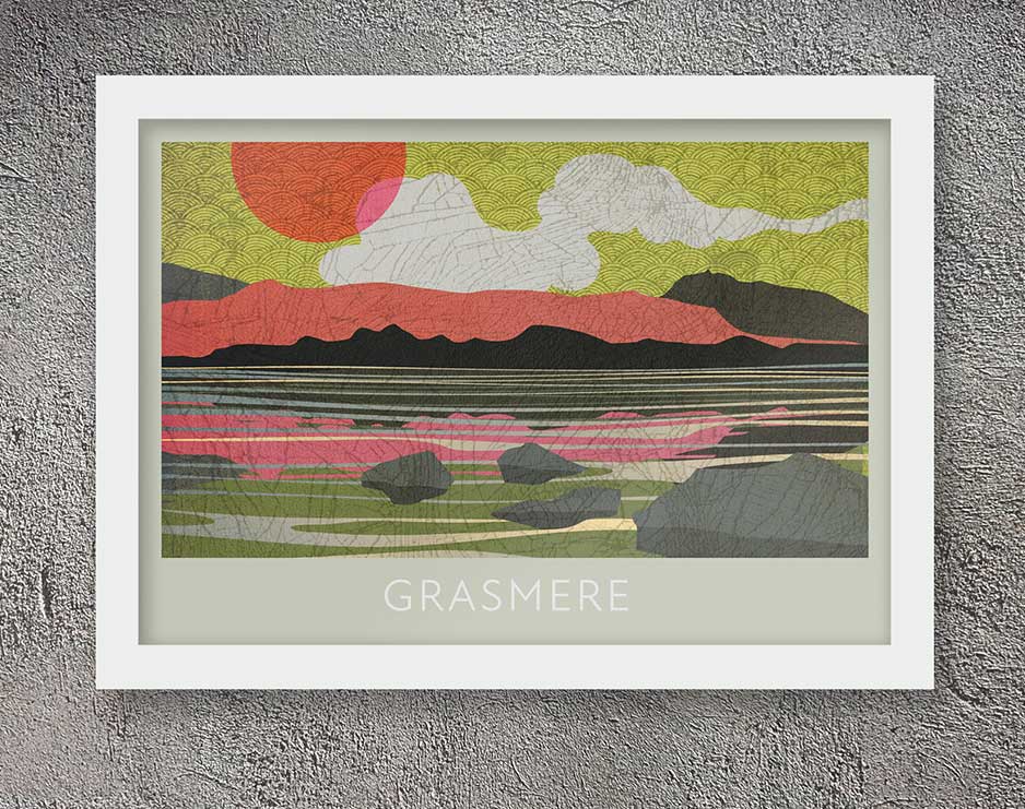 Grasmere The Lake - Lake District Print