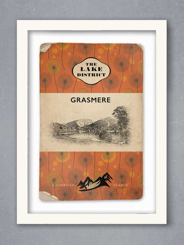 Grasmere 'Cumbrian Classics' poster print
